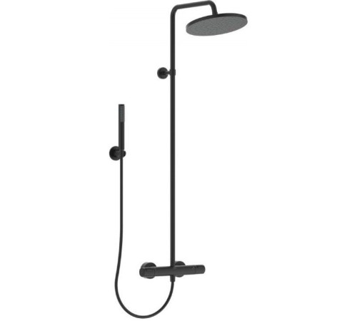 Душевая система с термостатом Ideal Standard Ceratherm T25 черный матовый BC748XG