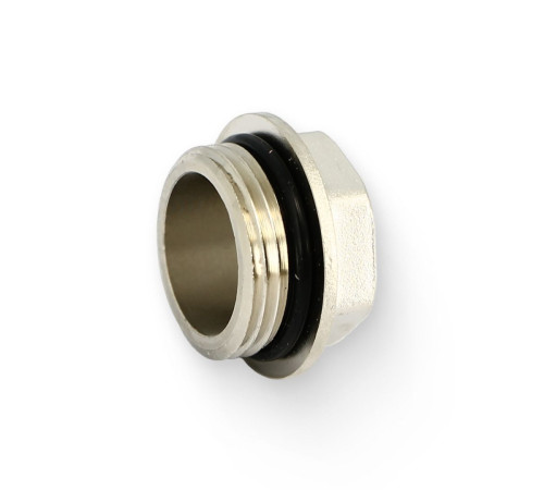 Заглушка DUCI 1/2 Н со шляпкой с O-Ring никелированная 608N2201