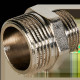 Ниппель переходной STOUT никелированный 3/4x1/2 НР-НР SFT-0004-003412