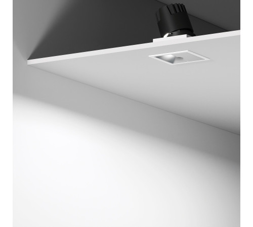 Точечный светодиодный светильник 10W 4000K белый/хром 25091/LED