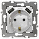 Розетка с заземлением и со шторкой и 2хUSB, без рамки Эра Эра Elegance 14-4109-03
