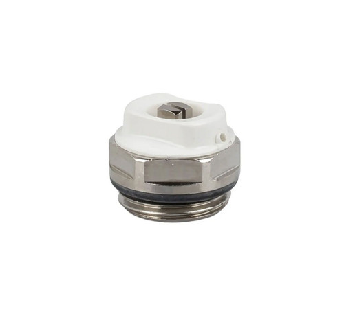 Воздухоотводчик ручной SR Rubinetterie 1/2 никель 0001-1500N000