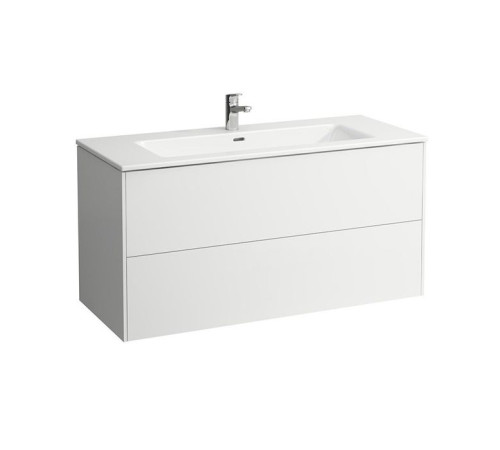 Комплект раковина и тумба Laufen Pro S 120x50x61 см 2 ящика белый матовый 8.6496.3.260.104.1