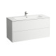 Комплект раковина и тумба Laufen Pro S 120x50x61 см 2 ящика белый матовый 8.6496.3.260.104.1