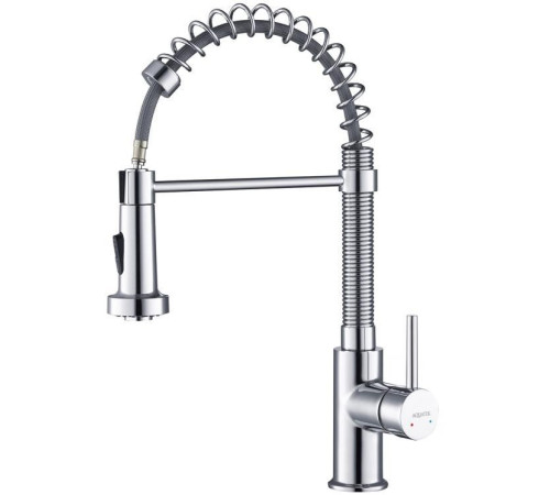 Смеситель для кухни Aquanet Европа профессиональный 2 jet хром AQ1387CR
