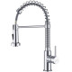 Смеситель для кухни Aquanet Европа профессиональный 2 jet хром AQ1387CR