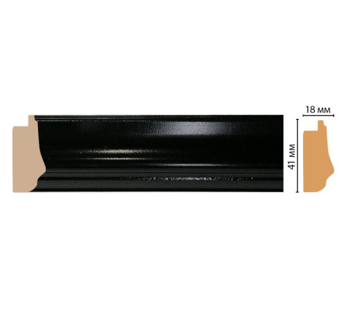 Багет из полистирола DECOMASTER 41х18х2900 мм 477-1195 ДМ