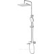 Душевая стойка со смесителем и изливом BelBagno Ardente хром ARDENTE-VSCM-CRM