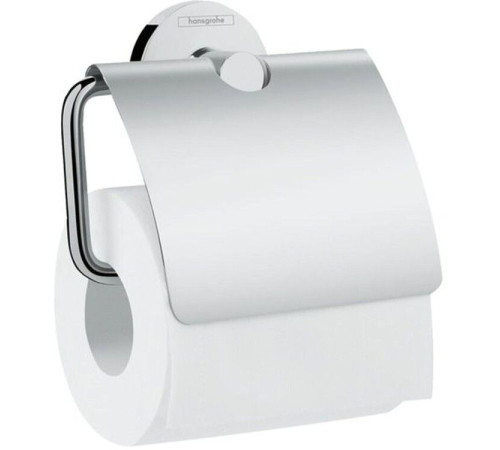Держатель туалетной бумаги с крышкой Hansgrohe Logis Universal хром 41723000