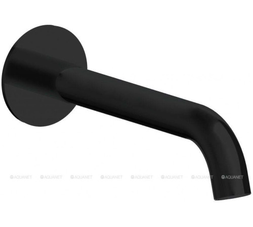 Излив из стены Aquanet Static 200 мм черный матовый AF330-98B