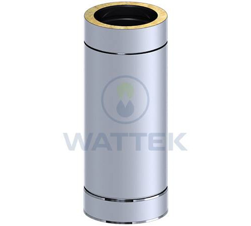 Труба дымоходная Wattek 500 мм D 200 мм 5P500