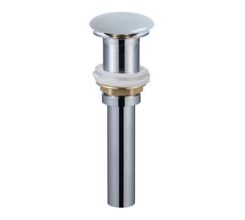 Донный клапан AQUAMET PushOpen без перелива светло-серый матовый AQM7002-0MFG