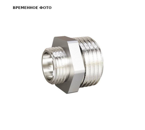 Ниппель редукционный LD Pride 1 x 1/2 никелированный LD.67.503.25х15