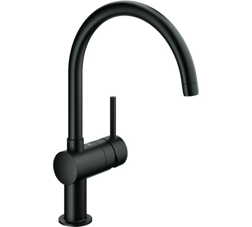 Смеситель для кухонной мойки GROHE Minta с C-изливом черный бархат 32917KS0