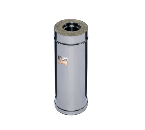 Труба сэндвич Ferrum 0,5 м Ф200/280 мм (AISI 430/0,8 мм + нерж) Аf3939