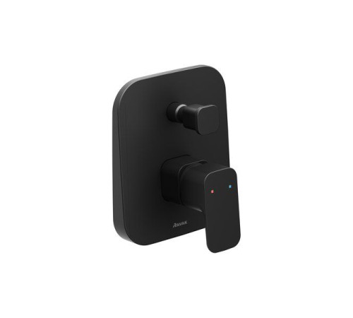 Смеситель для ванны и душа встраиваемый Ravak 10° Free TD F 061.20 черный X070156