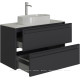 Тумба под раковину Allen Brau FANTASY 2.0 120 антрацит матовый 1.11005.AM 2.0