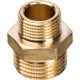 Ниппель переходной STOUT 1/2x3/8 НН латунный SFT-0003-001238