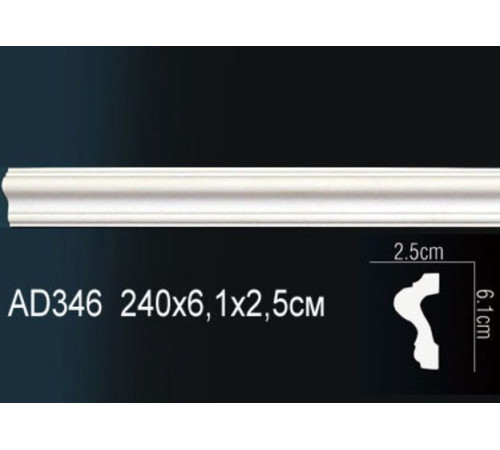 Молдинг Perfect AD346 полиуретановый 2000х40х20 мм AD346