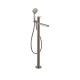 Смеситель для ванны напольный Gessi Emporio Via Manzoni с душевой лейкой Finox Brushed Nickel 24982#149