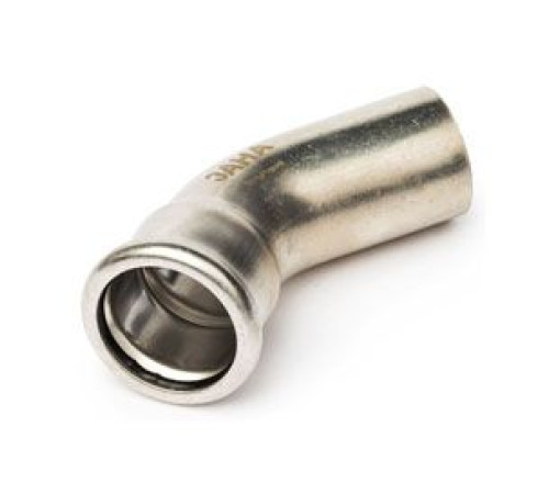 Отвод 45° SANHA NiroPress AISI 304L ВПр-НПр 28 мм 69104028.3