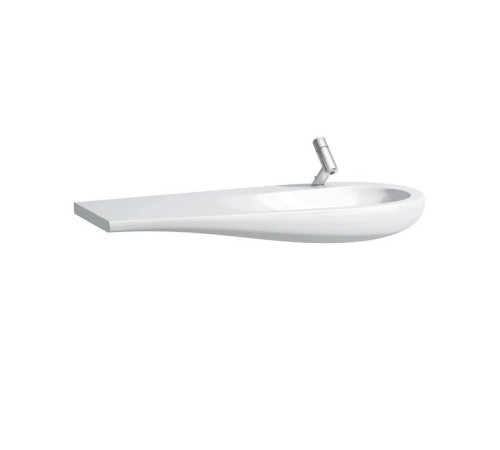 Раковина Laufen Il Bagno Alessi One 120х50х16.5 см 1 отверстие LLC белый 8.1497.4.400.104.1