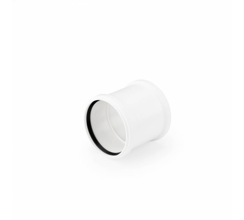 Муфта двухраструбная REHAU Raupiano Plus 110 мм RAL 9003 11214941001