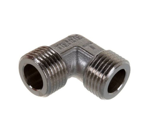 Угольник никелированный Tiemme 1/2 x 1/2 НН 1500264