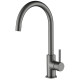 Смеситель для кухни Aquanet Европа оружейная сталь AQ1382BGM