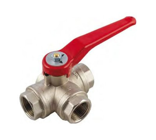Кран шаровой трехходовой General Fittings 3996L L-тип 2 ВР 2950052