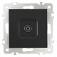 ТВ-розетка без рамки Arte Milano am-206 206.43-1.black