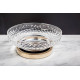 Мыльница настольная Boheme Murano Cristal золото 10205