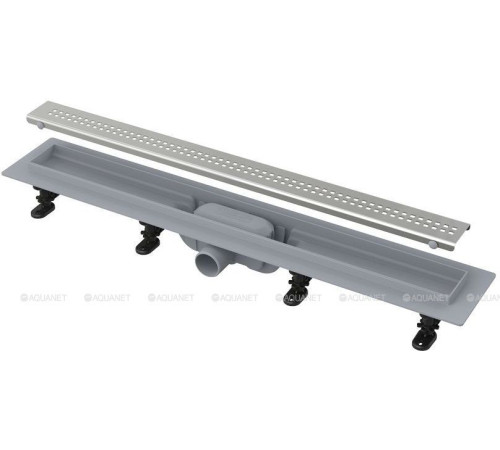 Водоотводящий желоб AlcaPlast Simple с порогами 550 мм APZ9-550M