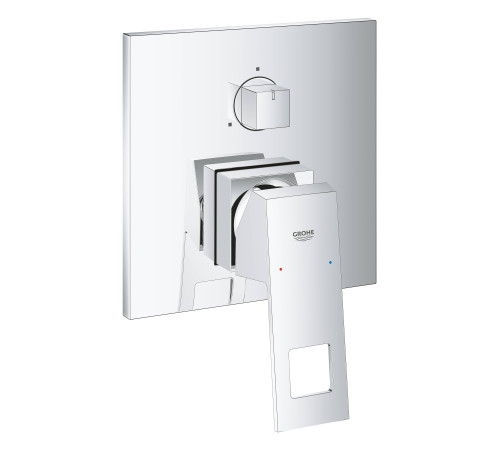 Смеситель для ванны GROHE Eurocube внешняя часть с переключателем на 3 положения хром 24094000