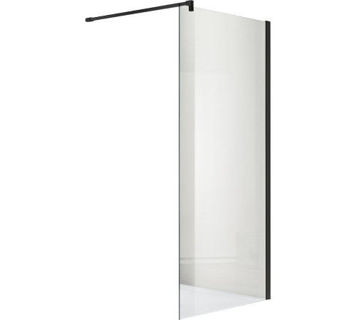 Душевая перегородка Aquanet Walk In WIW 09020BL 900x2000 мм с держателем черный профиль AQ WIW 09020BL