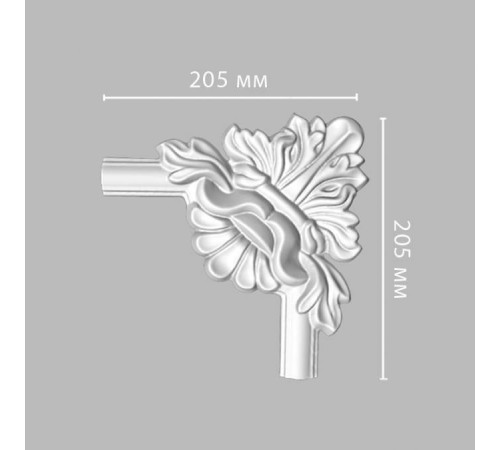 Угол декоративный DECOMASTER DP-8032D 205x205x25 мм DP-8032D