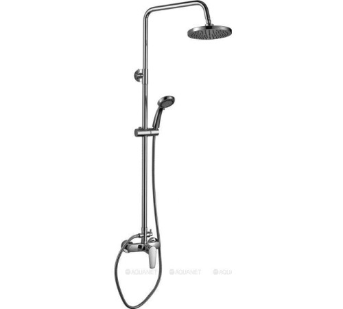 Душевая система Rossinka Silvermix S35-45 со смесителем и верхним душем хром S35-45