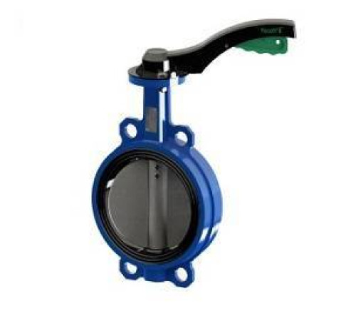 Затвор дисковый поворотный Tecfly VPG4448 DN 100 PN 16 межфланцевый с ручкой VPG4448-02EP0100