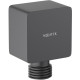 Шланговое подсоединение Aquatek матовый черный AQ2459MB