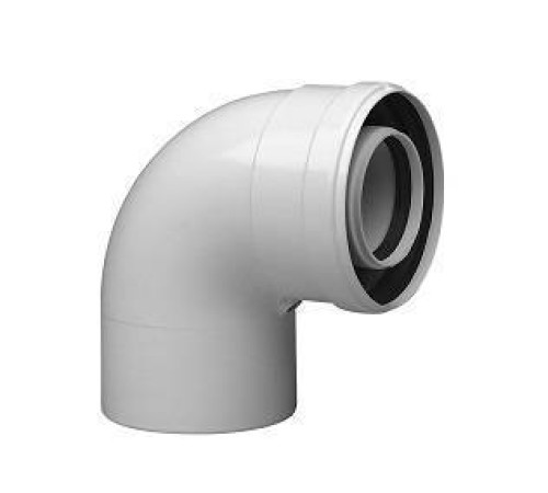 Коаксиальный отвод Baxi полипропиленовый 87° 110/160 мм KMT71413361