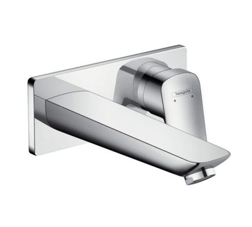 Смеситель для раковины Hansgrohe Logis настенный внешняя часть излив 195 мм 71220000