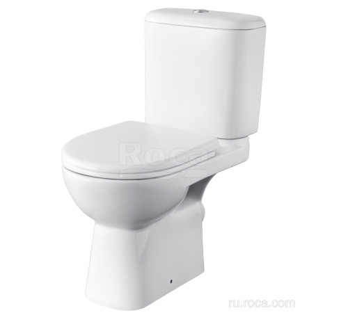 Унитаз-компакт Roca Access с сиденьем SoftClose косой выпуск 34P23900Y