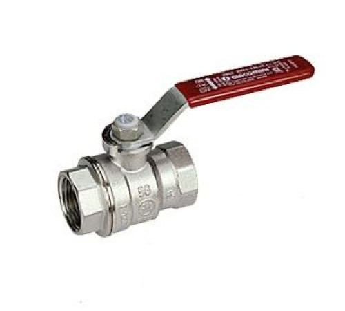 Кран шаровой Giacomini R850 2 1/2 ВВ полнопроходной рычаг R850X029