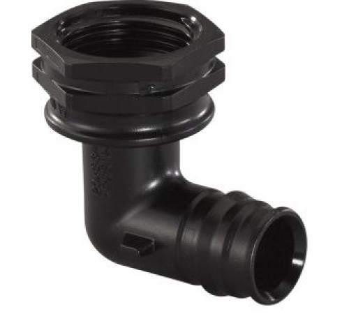 Угольник Uponor Q&amp;E с накидной гайкой 16-G 1/2 PPSU 1038037
