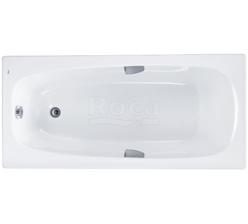 Ванна акриловая Roca Sureste 1600х700 мм с отверстиями для ручек ZRU9302787