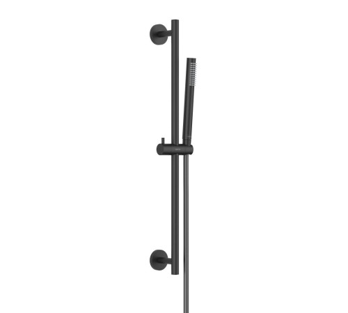 Душевой гарнитур Aquanet Европа 1jet 65 см матовый черный AQ2012MB