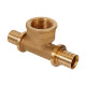 Тройник аксиальный Hoobs 20x2.8-1/2-20x2.8 мм с внутренней резьбой HB-PEXTG-201220