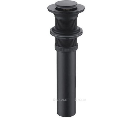 Донный клапан Bravat P6443BW-ENG латунь без перелива черный P6443BW-ENG
