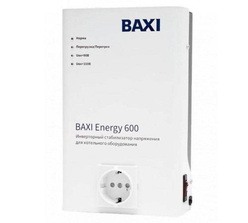 Стабилизатор напряжения BAXI Energy 600 инверторный 450 Вт ST60001