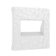 Накладка для двойной розетки Еthernet RJ-45 (Hammer белый) W1291101